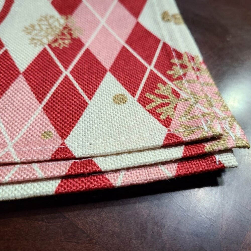 Red Nutcracker Placemats Christmas Decor Xmas Holiday Table Decorations Set 4pc - Picture 6 of 8